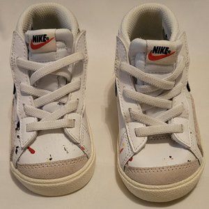 NIKE Blazer Mid '77 BB Splatter Sneaker - SIZE 6